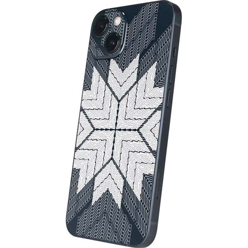 NYC Symmetric Flower iPhone 14 Plus Skin