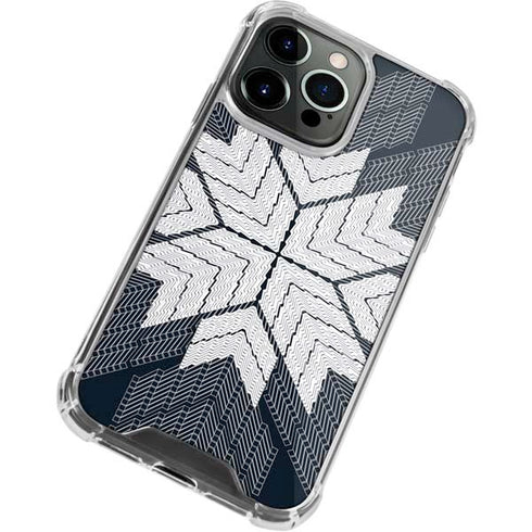 NYC Symmetric Flower iPhone 15 Pro Clear Case