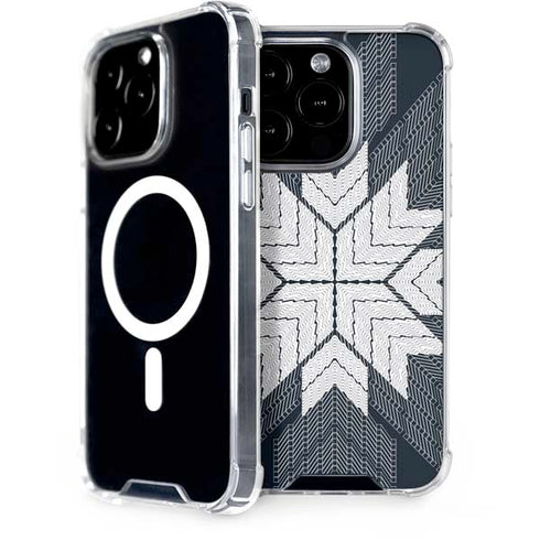 NYC Symmetric Flower iPhone 14 Pro MagSafe Case