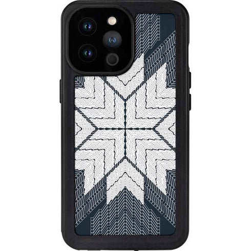 NYC Symmetric Flower iPhone 14 Pro Max Waterproof Case