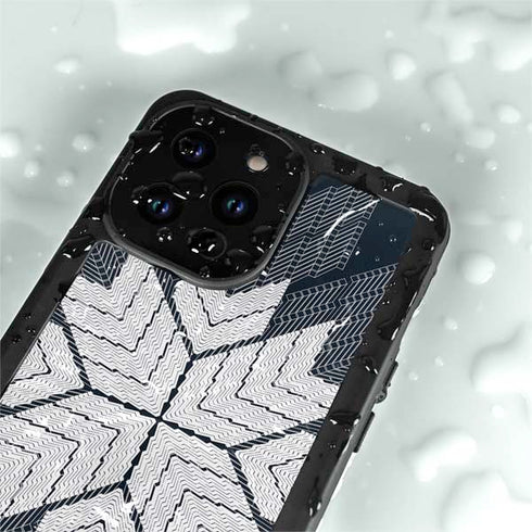 NYC Symmetric Flower iPhone 14 Pro Max Waterproof Case
