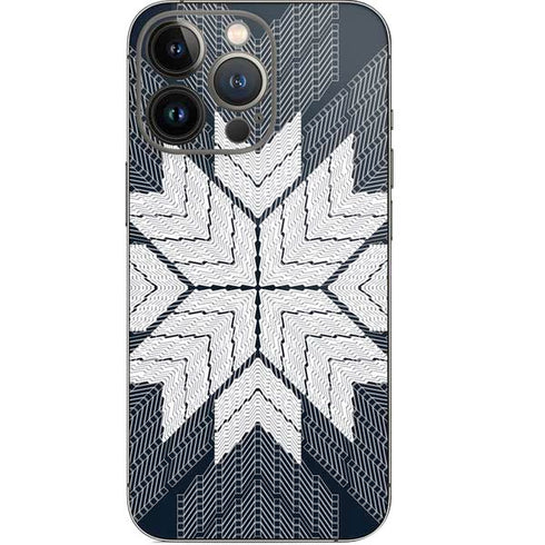NYC Symmetric Flower iPhone 15 Pro Skin