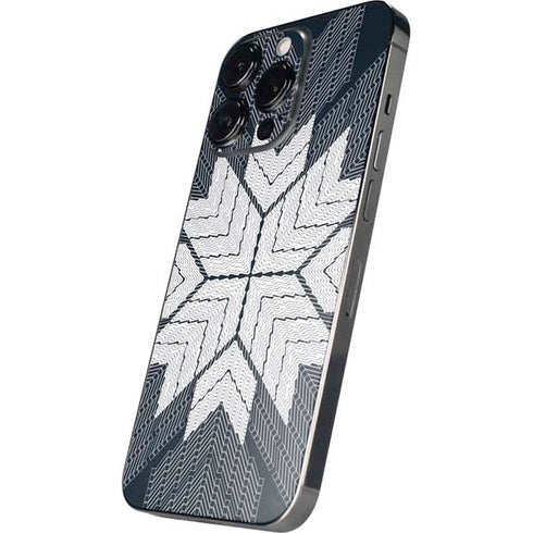 NYC Symmetric Flower iPhone 14 Pro Skin