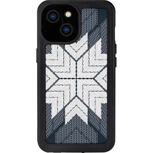 NYC Symmetric Flower iPhone 15 Waterproof Case