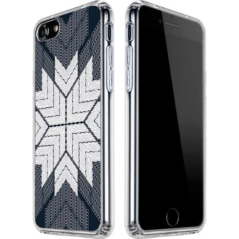 NYC Symmetric Flower iPhone SE (2nd & 3rd Gen) Clear Case