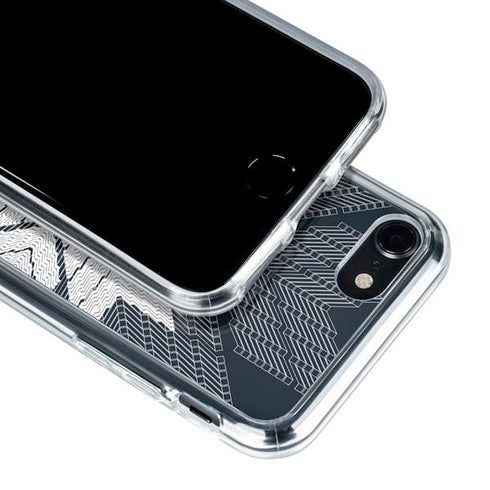 NYC Symmetric Flower iPhone SE (2nd & 3rd Gen) Clear Case