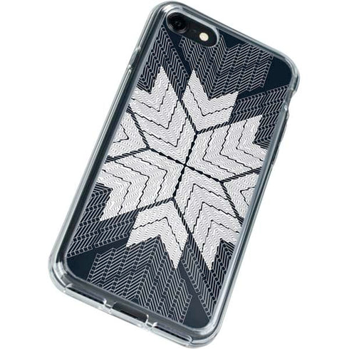 NYC Symmetric Flower iPhone SE (2nd & 3rd Gen) Clear Case
