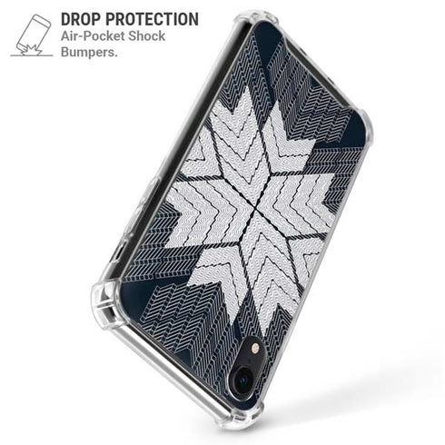 NYC Symmetric Flower iPhone XR Clear Case