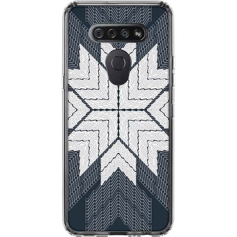 NYC Symmetric Flower LG K51/Q51 Clear Case