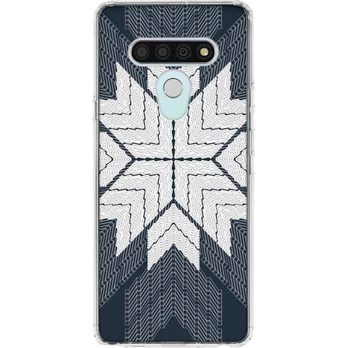 NYC Symmetric Flower LG Stylo 6 Clear Case