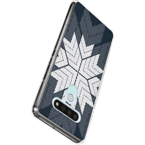 NYC Symmetric Flower LG Stylo 6 Clear Case