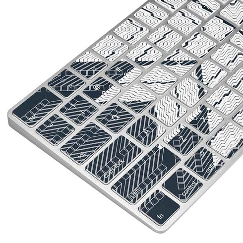 NYC Symmetric Flower Magic Keyboard Skin