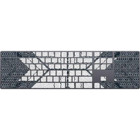 NYC Symmetric Flower Magic Keyboard with Numeric Keypad Skin