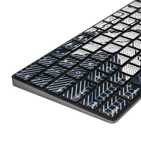NYC Symmetric Flower Magic Keyboard with Numeric Keypad Skin
