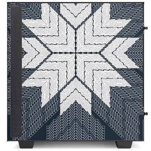 NYC Symmetric Flower NZXT H510 Compact ATX Mid-Tower Case Skin