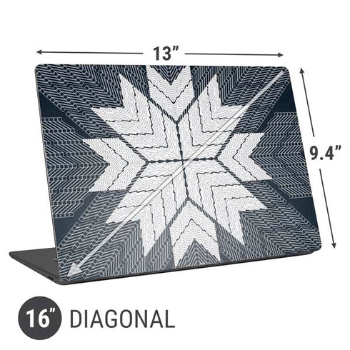 NYC Symmetric Flower Universal Laptop 16in (13 x 9.4in) Skin