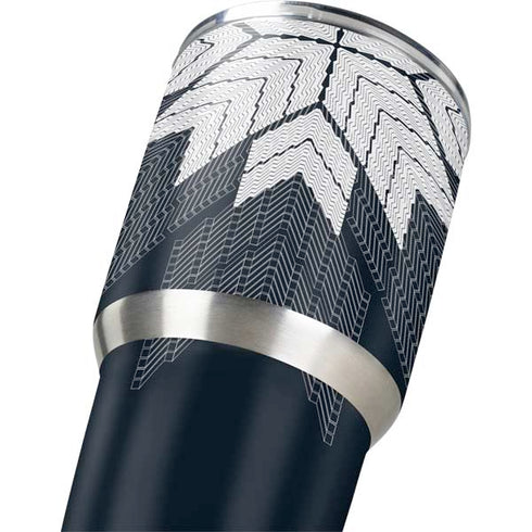 NYC Symmetric Flower Yeti 30oz Rambler Tumbler Skin