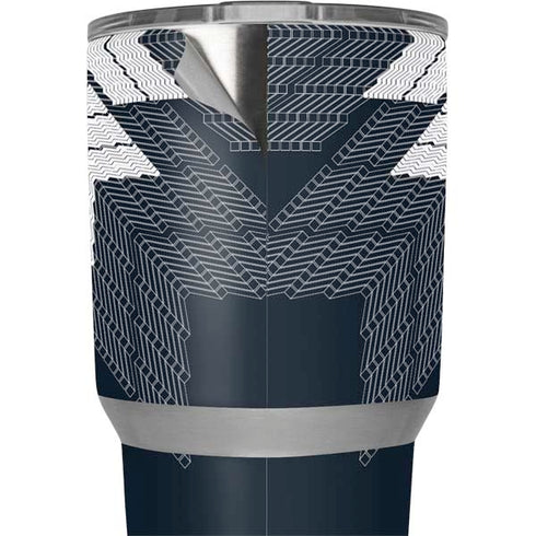 NYC Symmetric Flower Yeti 30oz Rambler Tumbler Skin