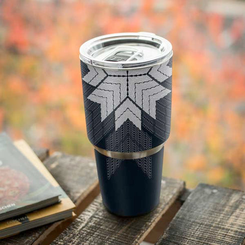 NYC Symmetric Flower Yeti 30oz Rambler Tumbler Skin