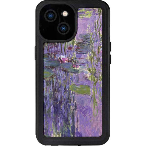 Nympheas, 1916-19 by Monet iPhone 15 Waterproof Case