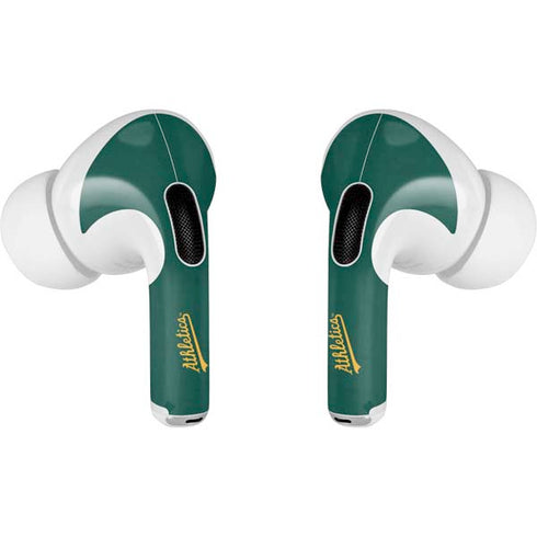 MLB Oakland Athletics - Solid Distressed AirPods Pro 2nd Gen Skin
