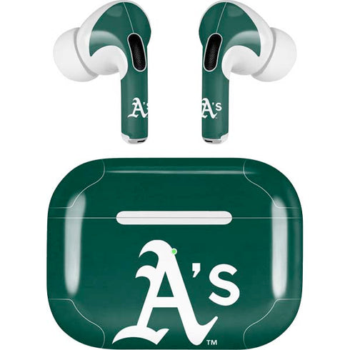 MLB Oakland Athletics - Solid Distressed AirPods Pro 2nd Gen Skin