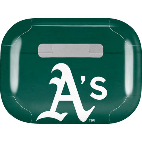 MLB Oakland Athletics - Solid Distressed AirPods Pro 2nd Gen Skin