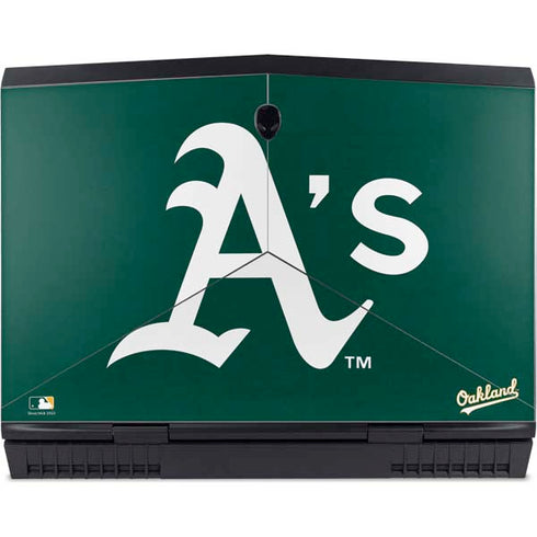 MLB Oakland Athletics - Solid Distressed Dell Alienware Skin