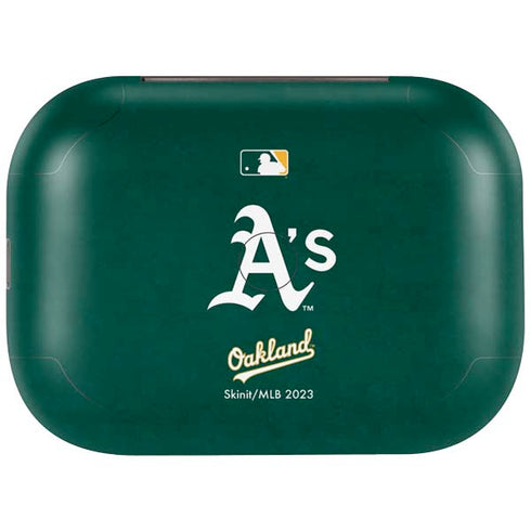MLB Oakland Athletics - Solid Distressed Amazon Echo Buds Skin