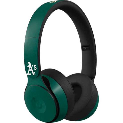 MLB Oakland Athletics - Solid Distressed Beats Solo Pro Skin