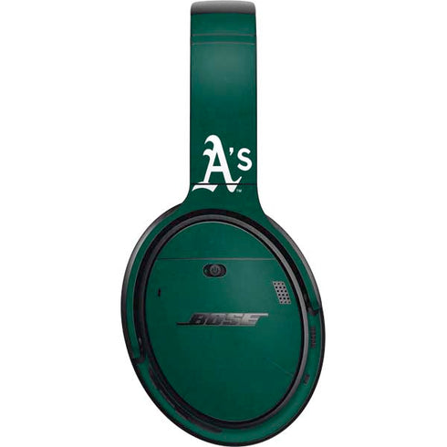 MLB Oakland Athletics - Solid Distressed Bose QuietComfort 35 II Headphones Skin