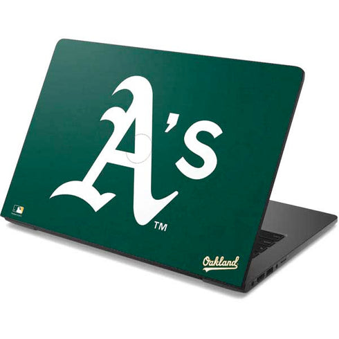 MLB Oakland Athletics - Solid Distressed Dell Chromebook Skin