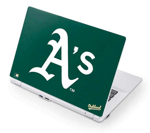 MLB Oakland Athletics - Solid Distressed Acer Chromebook Skin