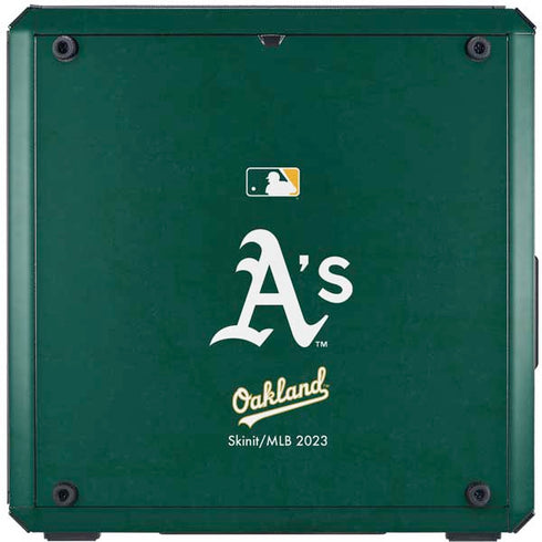 MLB Oakland Athletics - Solid Distressed Cooler Master MasterBox Q300L Mini Tower Skin