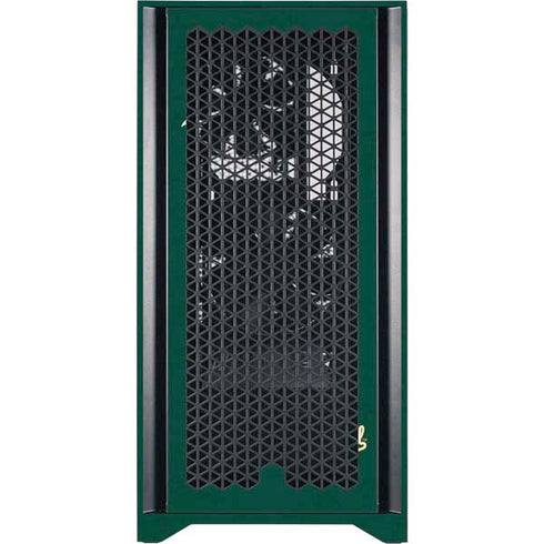 MLB Oakland Athletics - Solid Distressed Corsair 4000D Tempered Glass Mid-Tower ATX Case Skin
