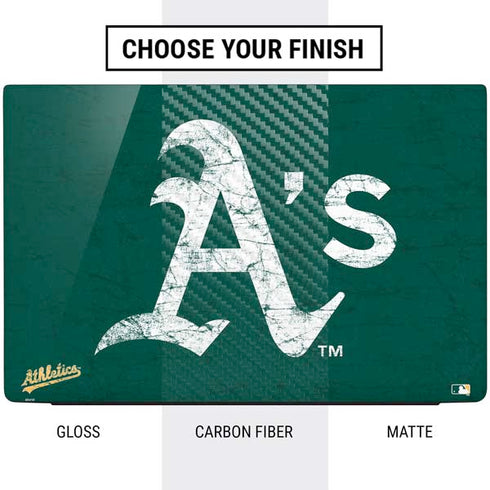 MLB Oakland Athletics - Solid Distressed Dell Vostro Skin