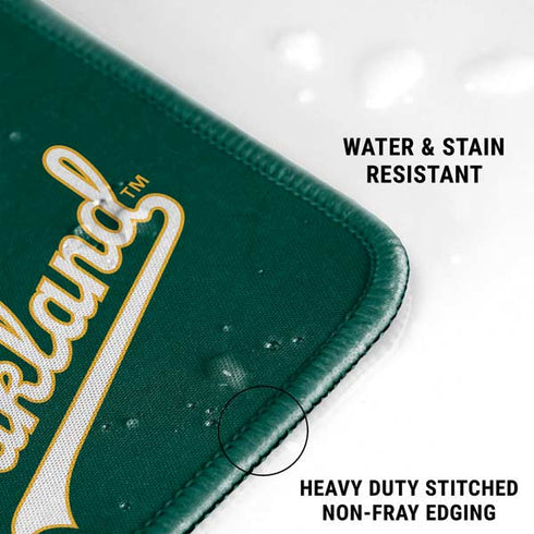 MLB Oakland Athletics - Solid Distressed Gaming Mouse Pad