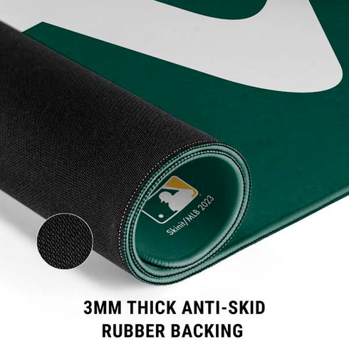 MLB Oakland Athletics - Solid Distressed Gaming Mouse Pad