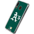 MLB Oakland Athletics - Solid Distressed Galaxy A30 Clear Case