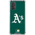MLB Oakland Athletics - Solid Distressed Galaxy A32 5G Clear Case