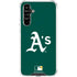 MLB Oakland Athletics - Solid Distressed Galaxy A54 5G Clear Case