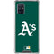 MLB Oakland Athletics - Solid Distressed Galaxy A71 5G Clear Case