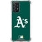 MLB Oakland Athletics - Solid Distressed Galaxy A72 5G Clear Case