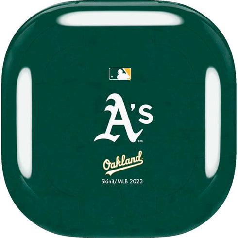 MLB Oakland Athletics - Solid Distressed Galaxy Buds Live Skin