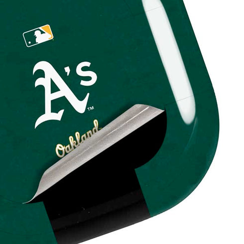 MLB Oakland Athletics - Solid Distressed Galaxy Buds Live Skin