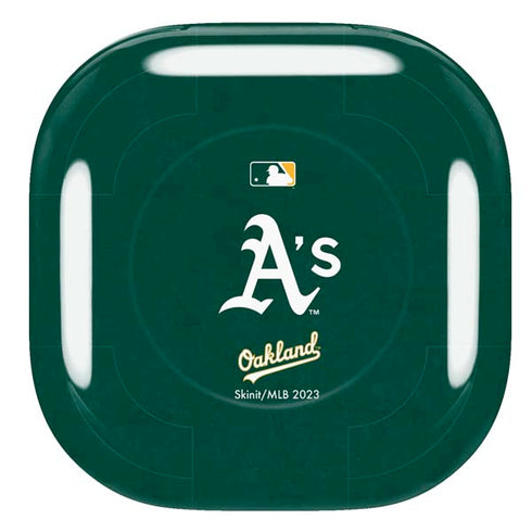 MLB Oakland Athletics - Solid Distressed Galaxy Buds Pro Skin