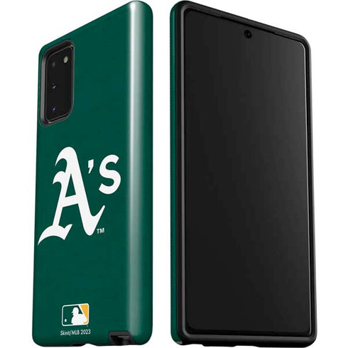 MLB Oakland Athletics - Solid Distressed Galaxy Note20 5G Pro Case