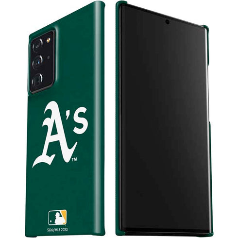 MLB Oakland Athletics - Solid Distressed Galaxy Note20 Ultra 5G Lite Case