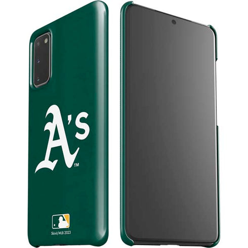 MLB Oakland Athletics - Solid Distressed Galaxy S20 Lite Case