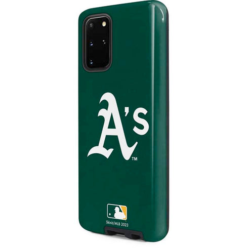 MLB Oakland Athletics - Solid Distressed Galaxy S20 Plus Pro Case